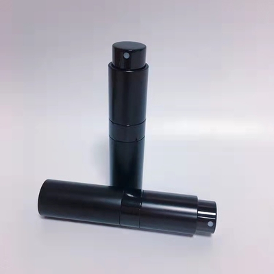 Алюминия цвета черноты 8ML перемещения бутылка брызг духов мини алюминиевого верхняя качественная Refillable