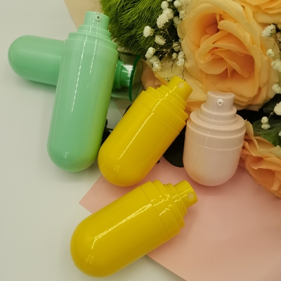 Безвоздушной бутылка цвета 15ml 30ml 50ml Macaron бутылки брызг перевернутая бутылкой милая безвоздушная для заботы кожи