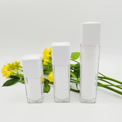 Шелк стены бутылки 15ml 30ml 50ml роторного квадрата безвоздушный двойной экранируя штейновую упаковывая бутылку