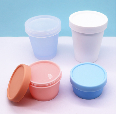 Mono материальная чашка мороженого опарника 50ml 100ml 200ml 250ml PP косметическая формирует опарник личной заботы