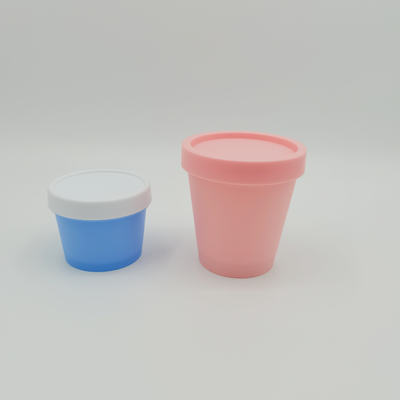 Mono материальная чашка мороженого опарника 50ml 100ml 200ml 250ml PP косметическая формирует опарник личной заботы
