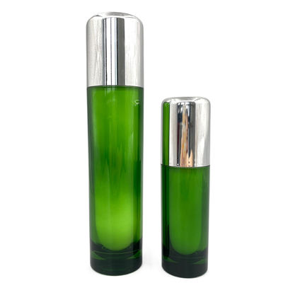 Контейнеры 50ml 120ml круглой косметической бутылки насоса роскошные пустые акриловые