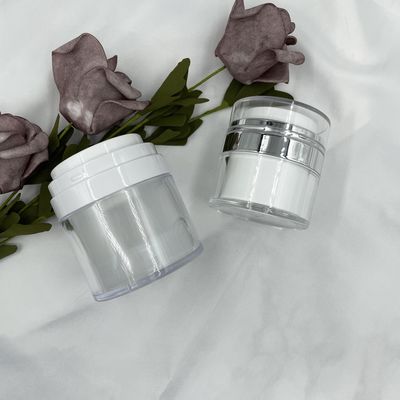 15 / косметика бутылки сливк безвоздушного опарника насоса 30/50g пустая акриловая легкая для использования инструментов макияжа перемещения контейнера портативных