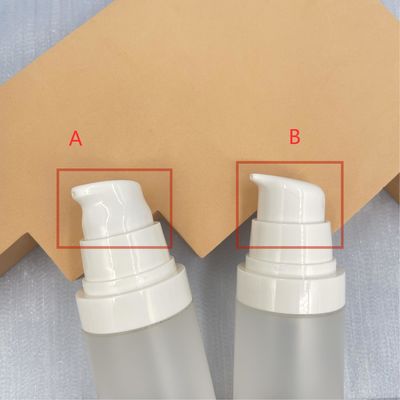 Прозрачная шелковая ширма картины насоса 30ml 50ml бутылки PP безвоздушная деревянная