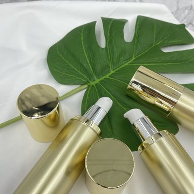 золота лосьона бутылки насоса 100ml 120ml штемпелевать косметического пустого пластикового акриловый горячий