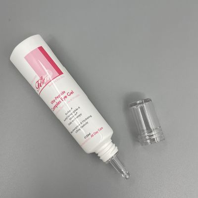 Подгонянный диаметр 25mm крышки ясности трубок 20ml 40ml выжимкы цвета пустой для геля глаза