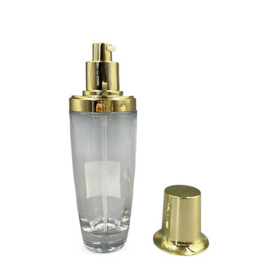 прозрачным овальным косметическим цвет крышки золота бутылки 100ml подгонянный лосьоном