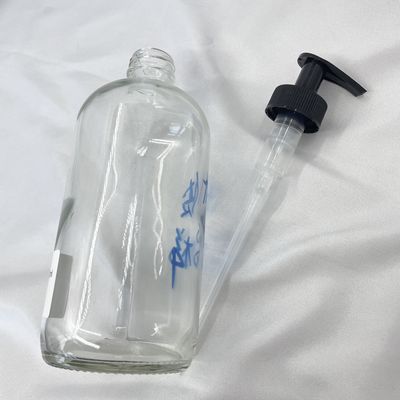 УЛЬТРАФИОЛЕТОВОЕ прозрачной жидкости бутылки стекла заботы кожи 500ml анти- с насосом лосьона