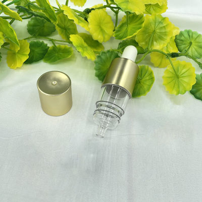 Дозировки бутылки эфирного масла 20ml золота капельница пустой 0.25ml УЛЬТРАФИОЛЕТОВАЯ покрывая жидкостная с шариком