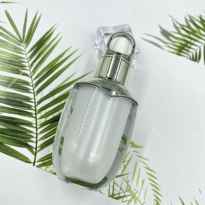Стена двойника формы бутылки капельницы контейнера 10ml эфирного масла акриловая овальная