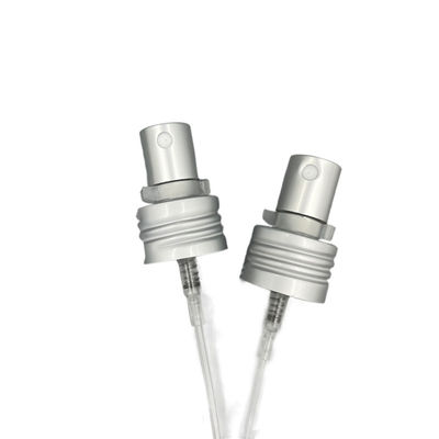 Распределитель Alu спрейера насоса духов Matt серебряный 24/410 дозировок 0.12ML с замком зажима