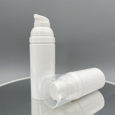 Лосьон бутылок насоса PP 75ml 50ml белый безвоздушный отсутствие загрязнения с кнопкой