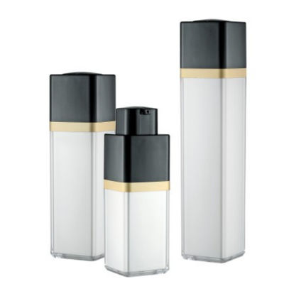 Шелк стены бутылки 15ml 30ml 50ml роторного квадрата безвоздушный двойной экранируя штейновую упаковывая бутылку