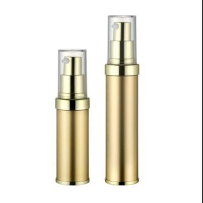 офсетная печать безвоздушного доказательства золота бутылки насоса 20ml одностеночного УЛЬТРАФИОЛЕТОВОГО Refillable
