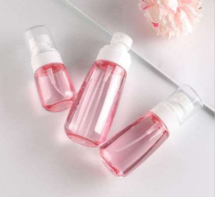 мягкое прикосновение точного спрейера прозрачного пинка бутылки насоса 100ml Petg одиночное пакуя белое лицевое