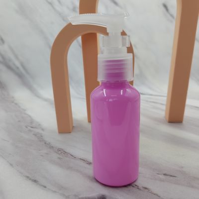 Свет пинка бутылки насоса любимца Skincare 75ml серии набора перемещения пурпурный салатовый - синь