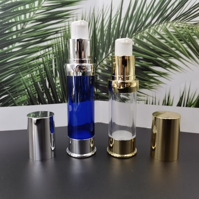 Привод 15ml лосьона, 20ml, 30ml металлизировал для бутылки сыворотки лосьона пластиковой безвоздушной