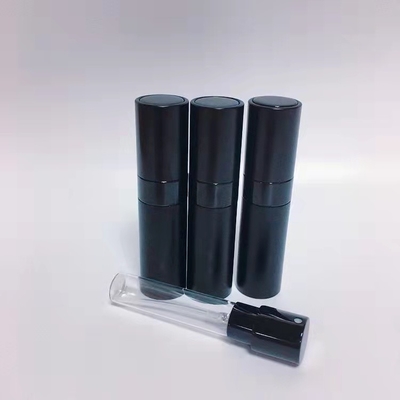 Алюминия цвета черноты 8ML перемещения бутылка брызг духов мини алюминиевого верхняя качественная Refillable