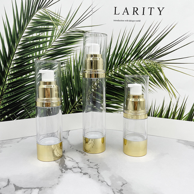 Высококачественное 15ml, 30ml, бутылка роскошных брызг 50ml безвоздушная для личной заботы