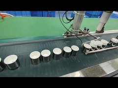 Metallized Silver Disc Top Flip Cap 24/410 Double Closure For Hand Sanitizer Bottle